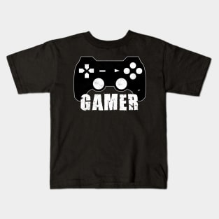 Retro Gamer Gaming Kids T-Shirt